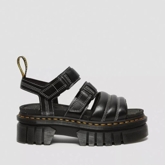 Dr. Martens Ricki Nappa Lux Leather 3 Strap Sandal - Picture 7 of 11